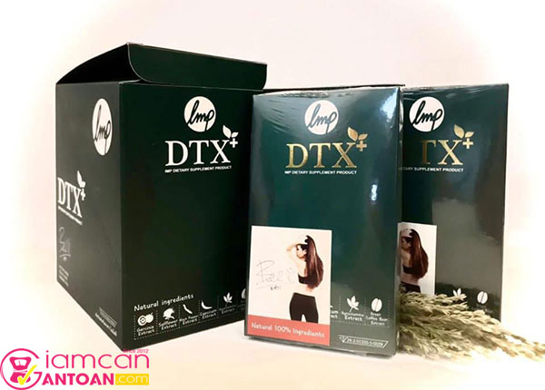 DTOXI chứa nhiều thành phần thiên nhiên an toàn cho sức khỏe
