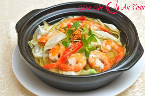 Chế biến canh chua nấu tôm giảm cân ngon miệng