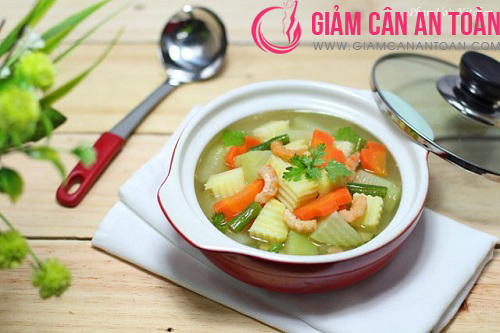 Hoặc lựa chọn các món soup rau củ nóng hổi