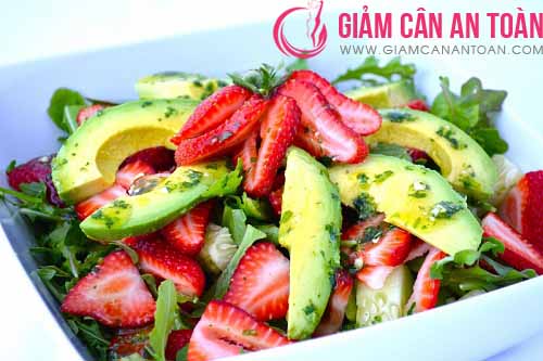 Áp dụng thực đơn giảm cân giàu chất xơ, vitamin