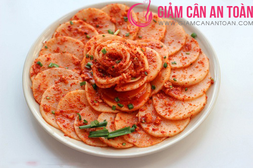 Kim chi củ cải – Món ngon giảm cân tuyệt vời trong ngày hè