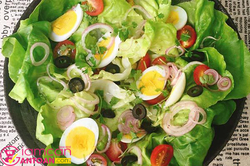 Salad là món ăn rất lành mạnh để áp dụng chế độ ăn kiêng giảm cân