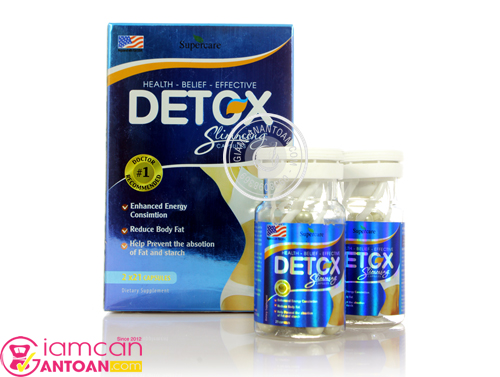 Detox Slimming Capsules USA viên giảm cân thay thế phương pháp Detox truyền thống