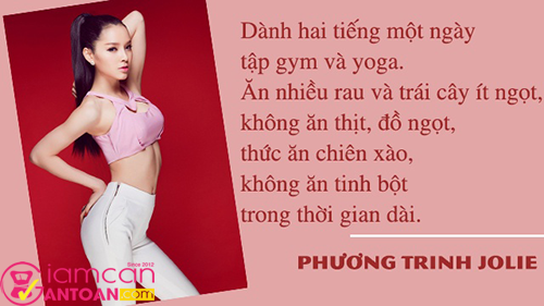 Phương Trinh ăn kiêng kết hợp tập gym và yoga 2 tiếng mỗi ngày