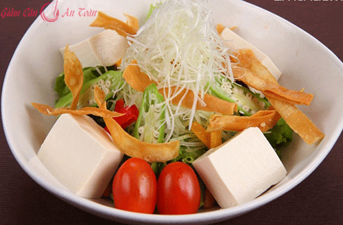 Cách giảm béo hiệu quả với món salad đậu phụ, dưa chuột4