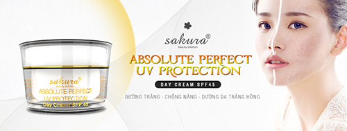 Kem Trị Nám Trắng Da Ban Ngày Sakura Absolute Perfect UV Protection Day Cream SPF 45.5