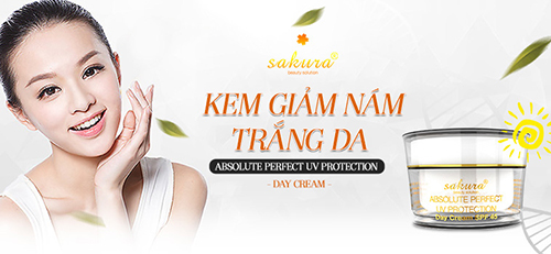 Kem Trị Nám Trắng Da Ban Ngày Sakura Absolute Perfect UV Protection Day Cream SPF 45.9