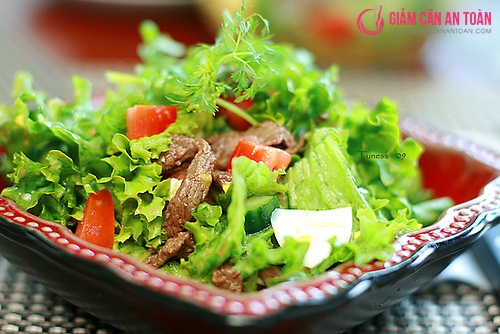 Salad trộn thịt bò, món ngon giảm cân bổ dưỡng ăn hoài không ngán 2