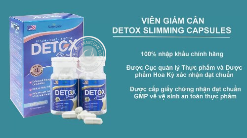 thuoc giam can Detox Slimming Capsules USA