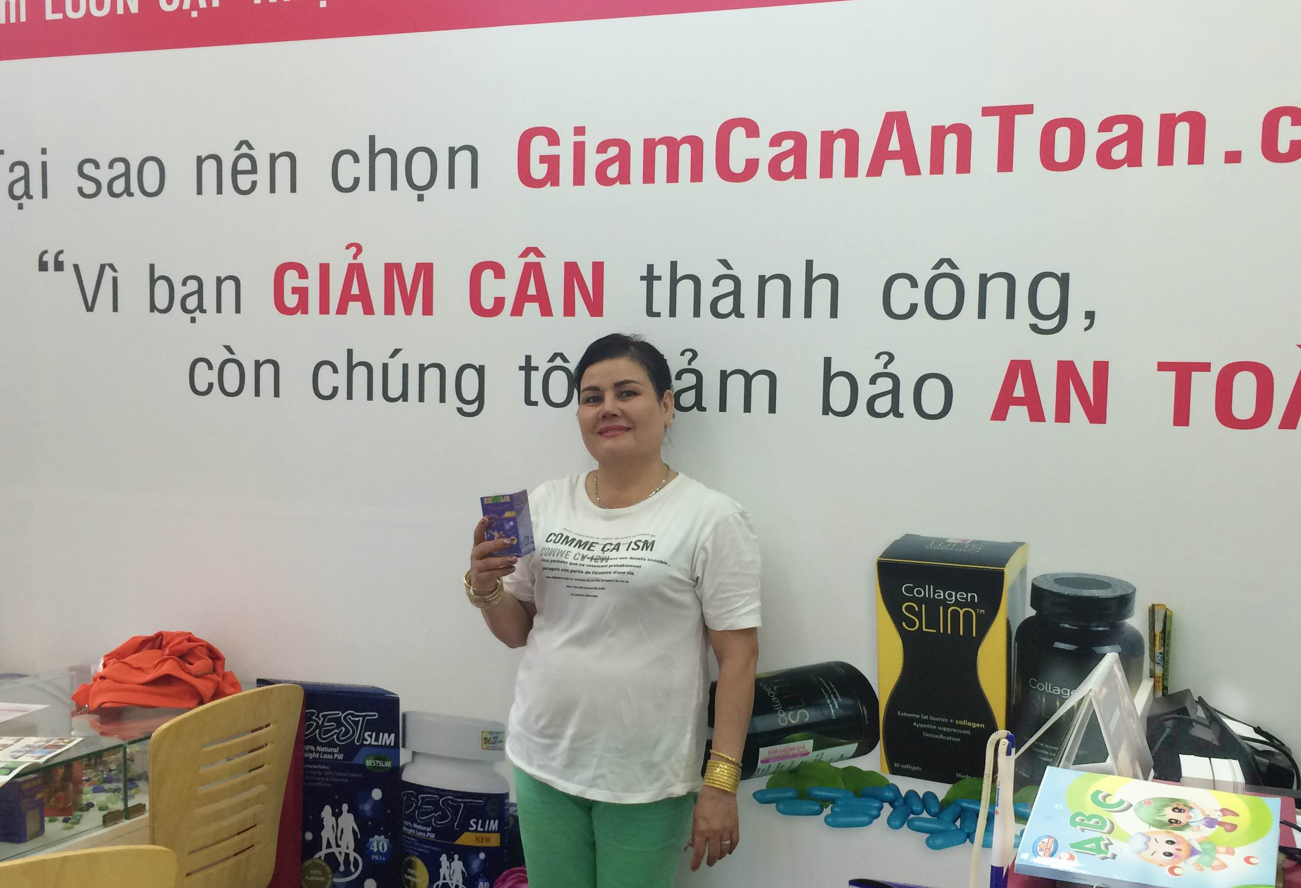 Giảm thành công 5kg chỉ sau 1 tháng với viên uống giảm cân Rich Slim 1