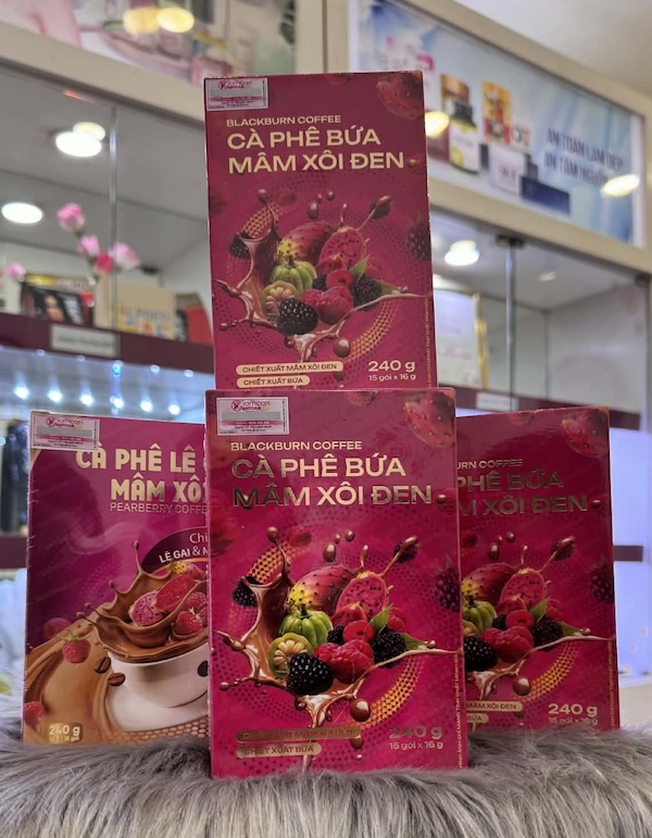 Cà phê giảm cân bứa & mâm xôi đen blackburn coffee mua ở đâu?