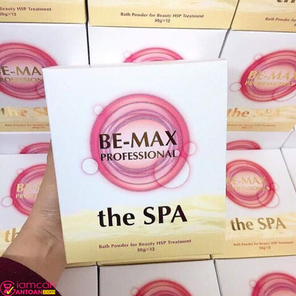 Bột Tắm Trắng Be-Max The Spa giúp kích thích tuần hoàn máu khắp cơ thể