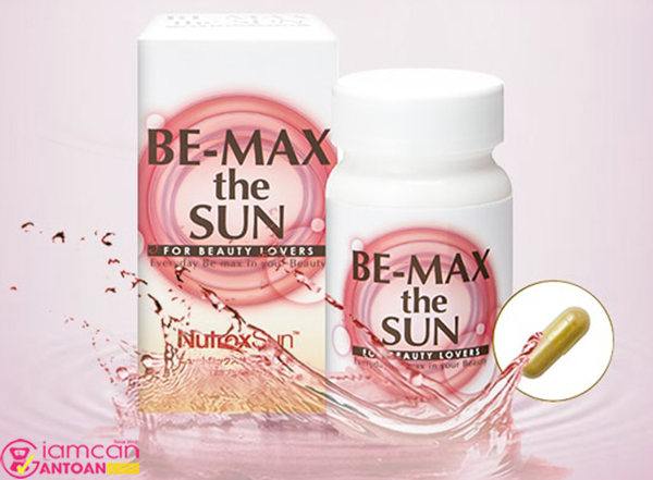 Be-Max The Sun được nghiên cứu kỹ lưỡng với các thành phần chống oxy hóa cực cao