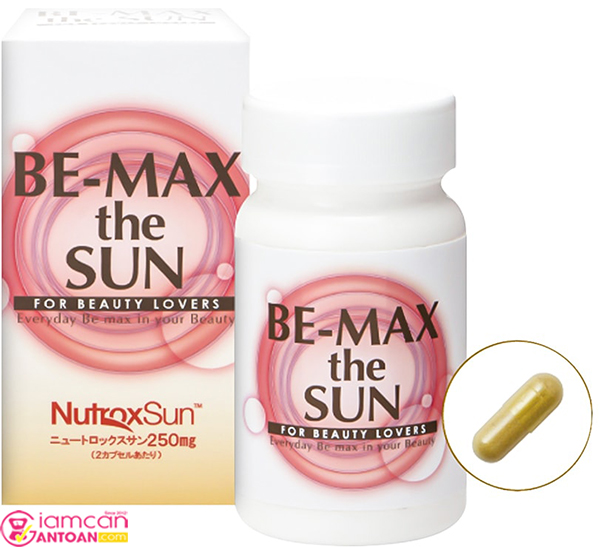 Be-Max The Sun chứa nhiều thành phần thiên nhiên tốt cho làn da