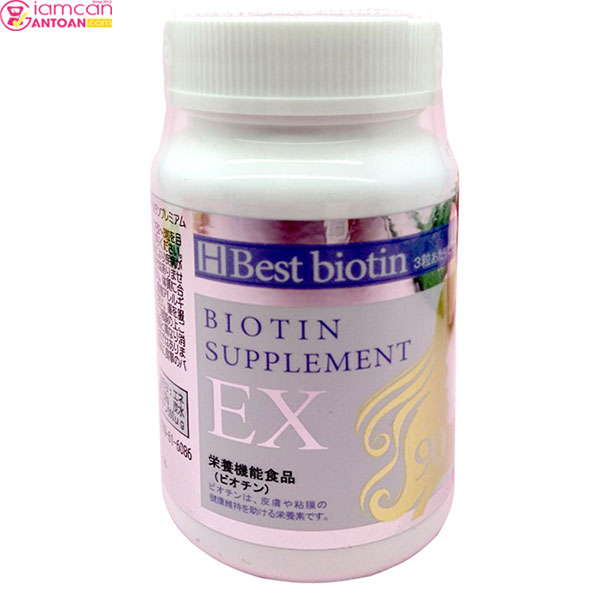 Best Biotin Supplement EX Nhật Bản cải thiện mái tóc thưa, hói đầu, giúp bạn yêu đời, tự tin