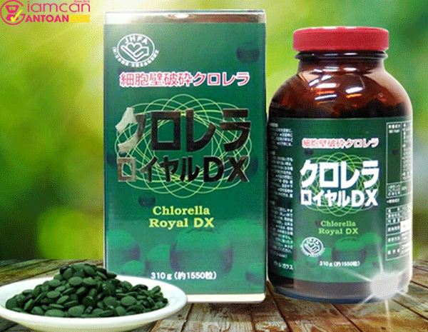 Chlorella Royal DX Nhật Bản chứa nhiều thành phần thiết yếu tốt cho sức khỏe