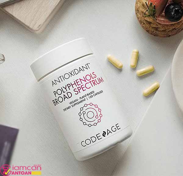 Viên CodeAge Antioxidant olyphenols Broad Spectrum được nhiều người tin dùng