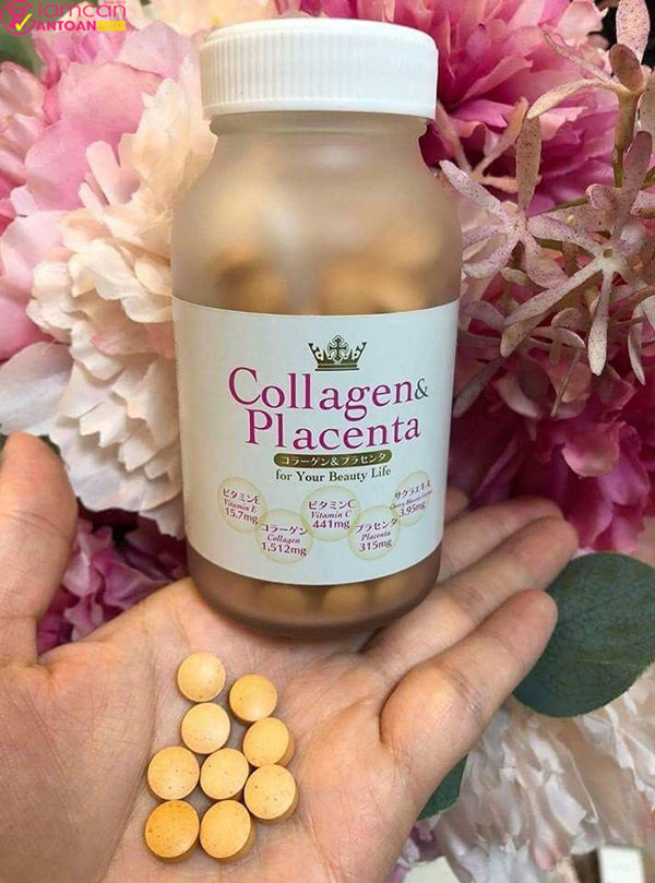 Collagen Placenta 5 in 1 giúp giữ ẩm tự nhiên cho da, cải thiện bề mặt da
