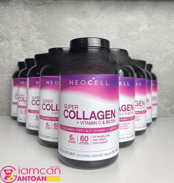 Neocell Super Collagen +C +Biotin 360 Viên Của Mỹ mẫu mới nhất 2020