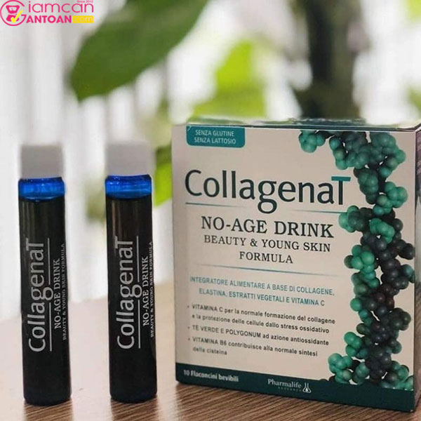 Collagenat No-Age chứa nhiều thành phần tích cực giúp đẹp da
