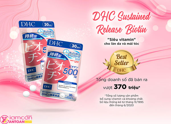 DHC Biotin DHC Sustained Release tăng cường thể lực, tốt cho sức khỏe.