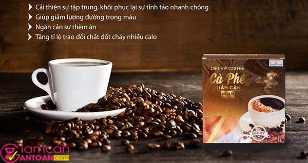 Diet Vip Coffee đánh tan mỡ thừa không mất nhiều thời gian.
