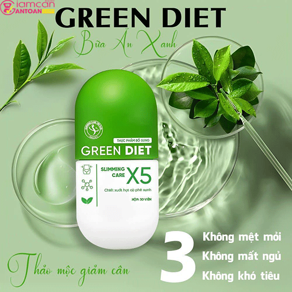 Hãy thử giảm cân với Green Diet Slimming Care X5 biết đâu bất ngờ lại đến!