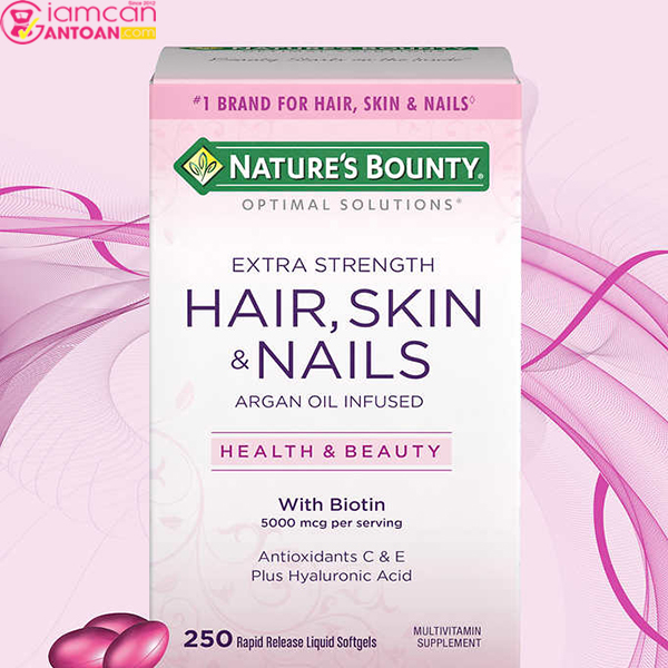 Hair Skin Nails là sản phẩm giúp chăm sóc da, tóc và móng từ Mỹ với công thức hoàn hảo 