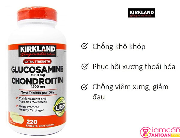 Glucosamine Chondroitin chứa những thành phần thiết yếu tốt cho sức khỏe