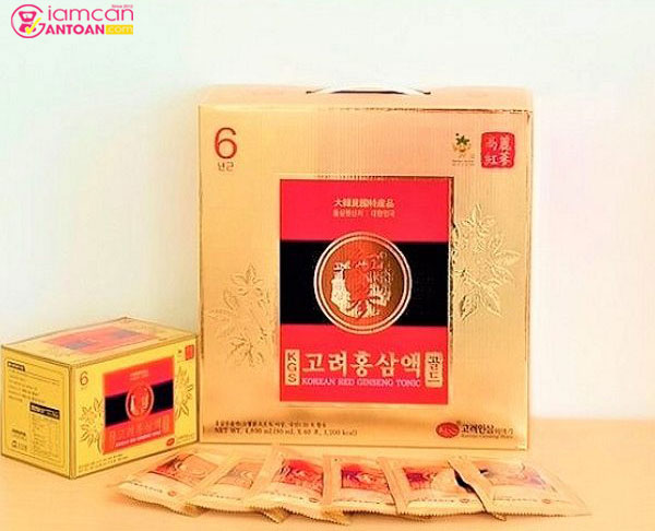 Korean Red Ginseng Tonic giúp phục hồi sức khỏe cho người mới ốm dậy