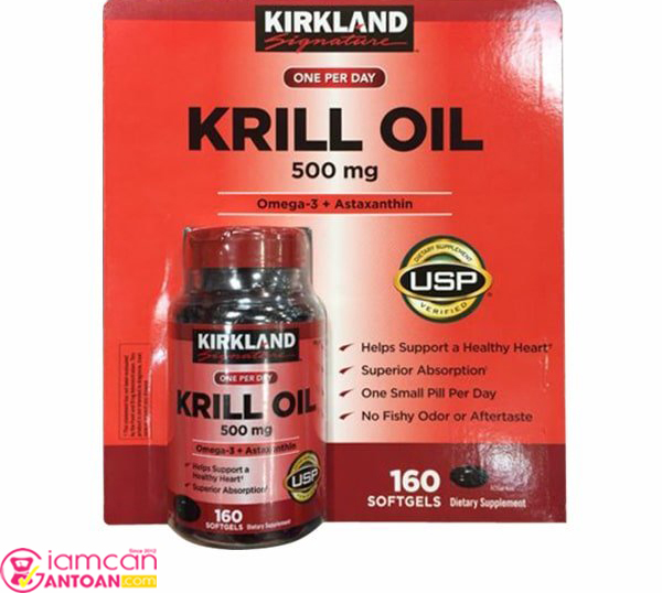 Krill Oil giúp tăng cường sức khỏe, giúp cơ thể luôn tươi trẻ, tràn đầy sức sống