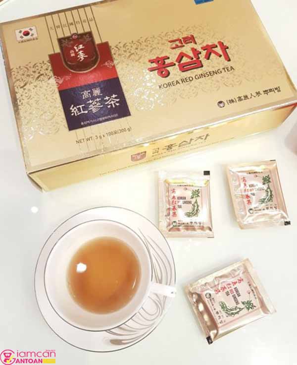 Trà Korean Ginseng Tea được nhiều gia đình tin dùng