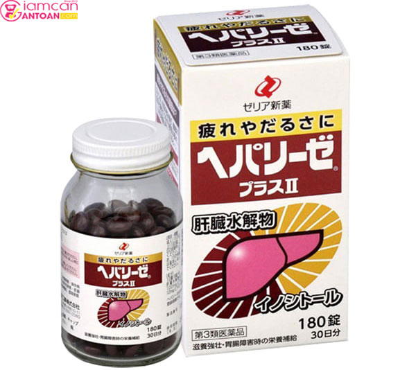 Viên uống bổ gan màu trắng Nhật Bản giúp tăng cường sức khỏe, rối loạn dạ dày (bao tử)