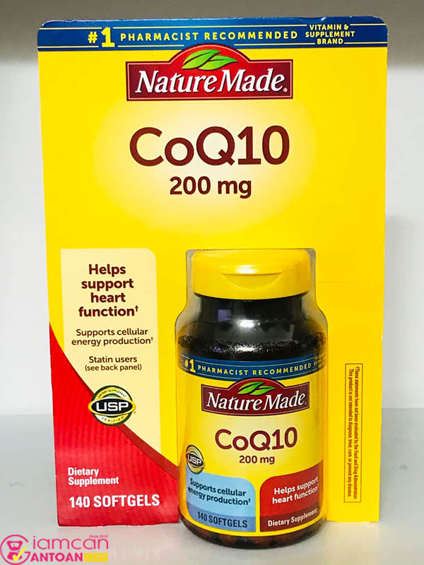 Viên Bổ Tim Mạch Nature Made CoQ10 200mg hiện đang được lưu thông trên thị trường Việt Nam
