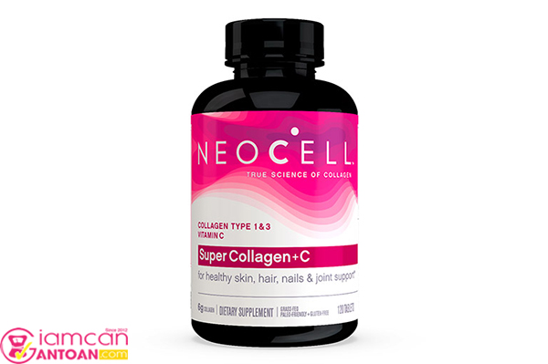 Neocell Super Collagen+C Type 1&3 giúp đẹp da và giúp cải thiện sắc tố da