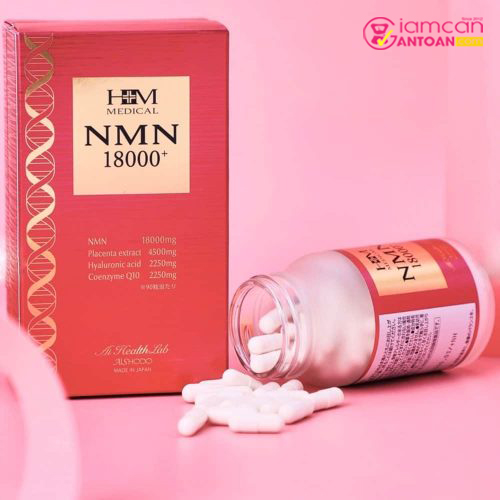 HM Medical Aishodo NMN 18000+ giúp tăng sinh collagen làm đẹp da