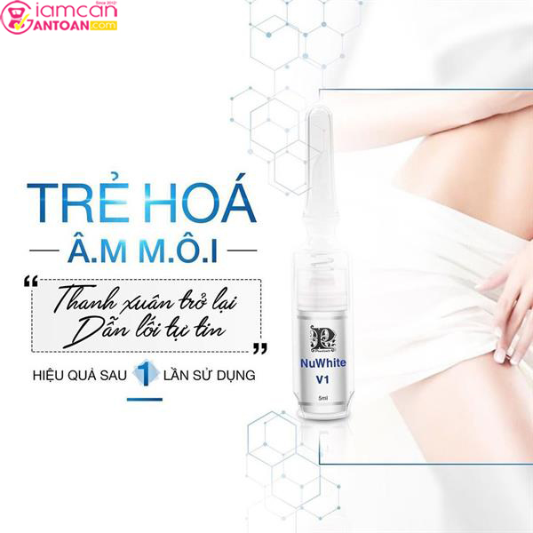 Kem Nuwhite V1 Mibiti Prudente cải thiện sắc tố ở vùng kín