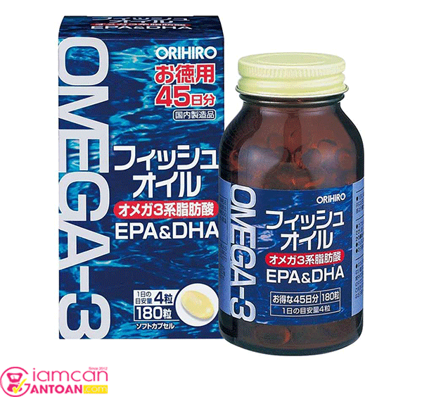 Viên uống Omega 3 Orihiro nuôi dưỡng đôi mắt sáng ngời