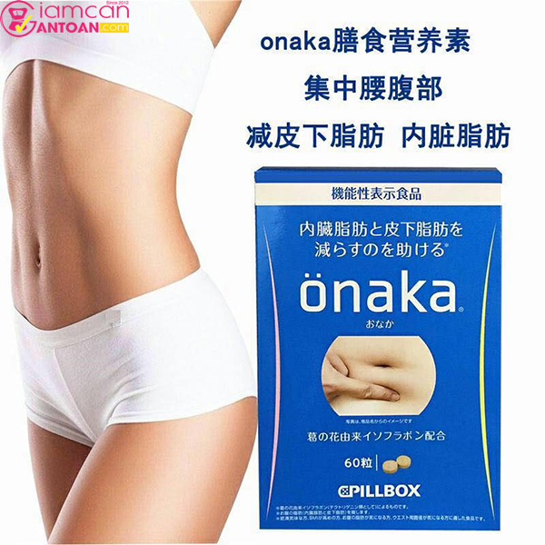Viên Giảm Béo Bụng Onaka Pillbox dùng thường xuyên để đạt hiệu quả cao