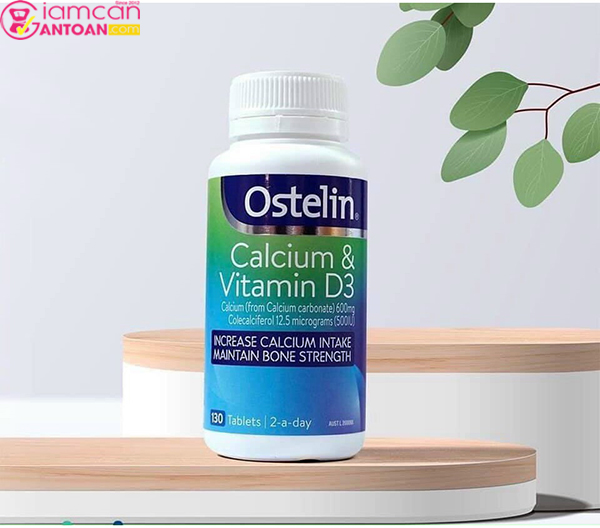 Ostelin Vitamin D & Calcium của Úc được biết đến là một thực phẩm bổ sung dinh dưỡng uy tín