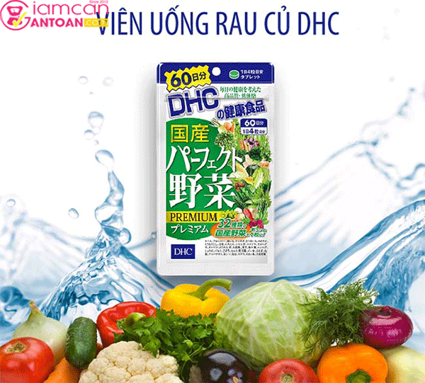 DHC được chiết xuất từ 32 loại rau củ chứa hơn 1000 tỷ nấm men và vitamin E 
