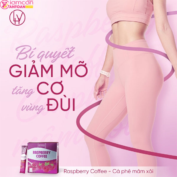 Raspberry Coffee giúp giảm cân không lo cơ thể bị mất nước và mệt mỏi.