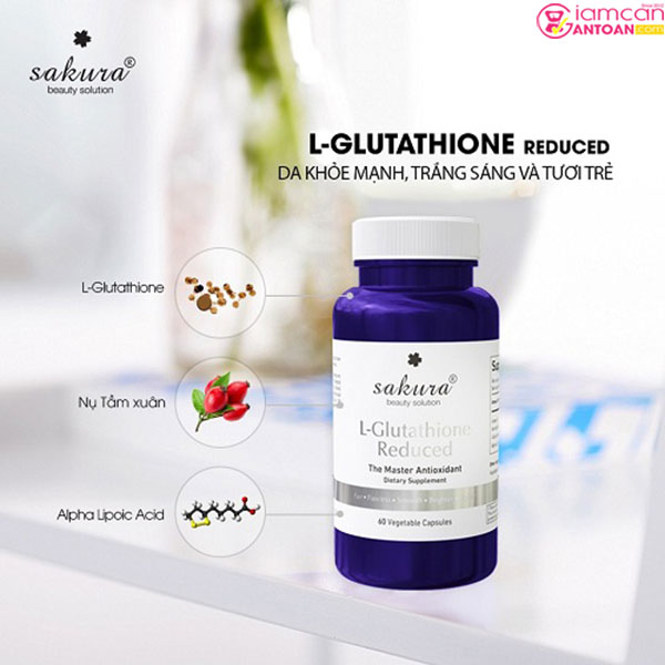Sakura L-Glutathione Reduced là giải pháp thông minh với ứng dụng công nghệ làm đẹp