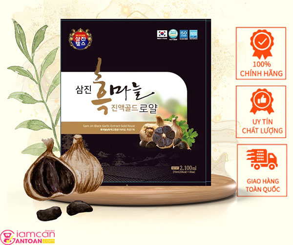 Sản phẩm nước Tỏi Đen Samjin rất được thị trường Hàn Quốc tin dùng