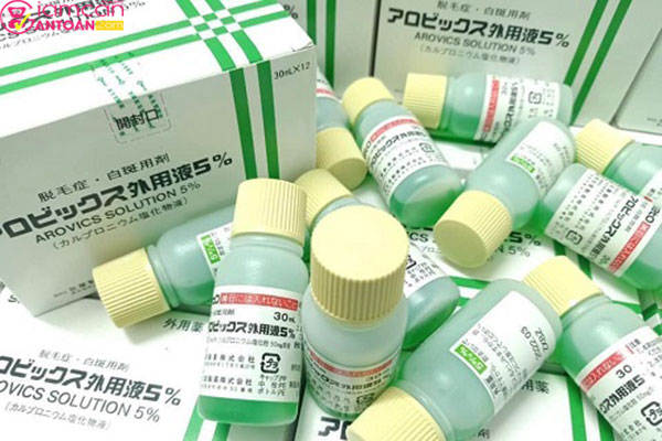 Sato Arovics Solutions 5% Nhật Bản giảm dầu nhờn, bụi bẩn gây ngứa, gàu trên tóc.