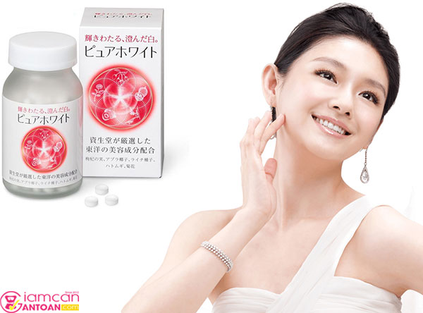 Shiseido Pure White giúp hỗ trợ cải thiện những mảng tối màu, vết nám sạm, tàn nhang.