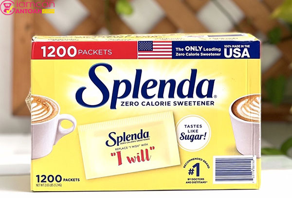 Splenda Zero Calorie Sweetener hỗ trợ chế độ ăn khoa học ít đường cho người bị béo phì, giảm cân.