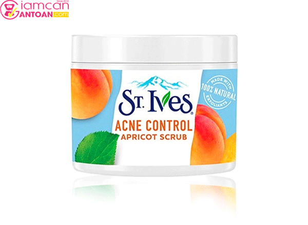 St.Ives Apricot Body Scrub làm sạch sâu mà không gây kích ứng da