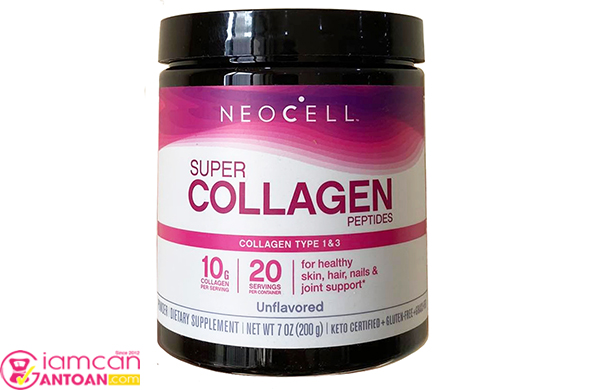 Super Collagen Powder Unflavored nuôi dưỡng làn da tươi trẻ, mịn màng