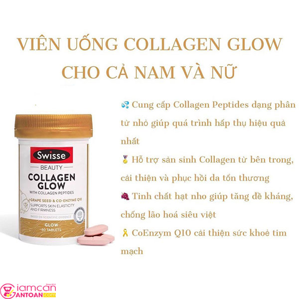 Swisse Beauty Collagen Glow là dòng sản phẩm rất hot trên thị trường